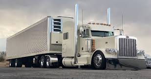Semi-truck on a USA highway